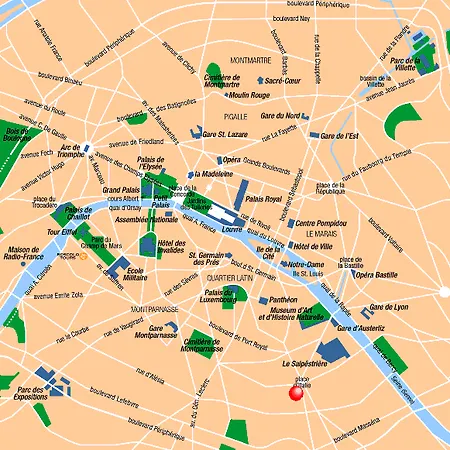 Отель Ibis Avenue D'italie 13eme Париж